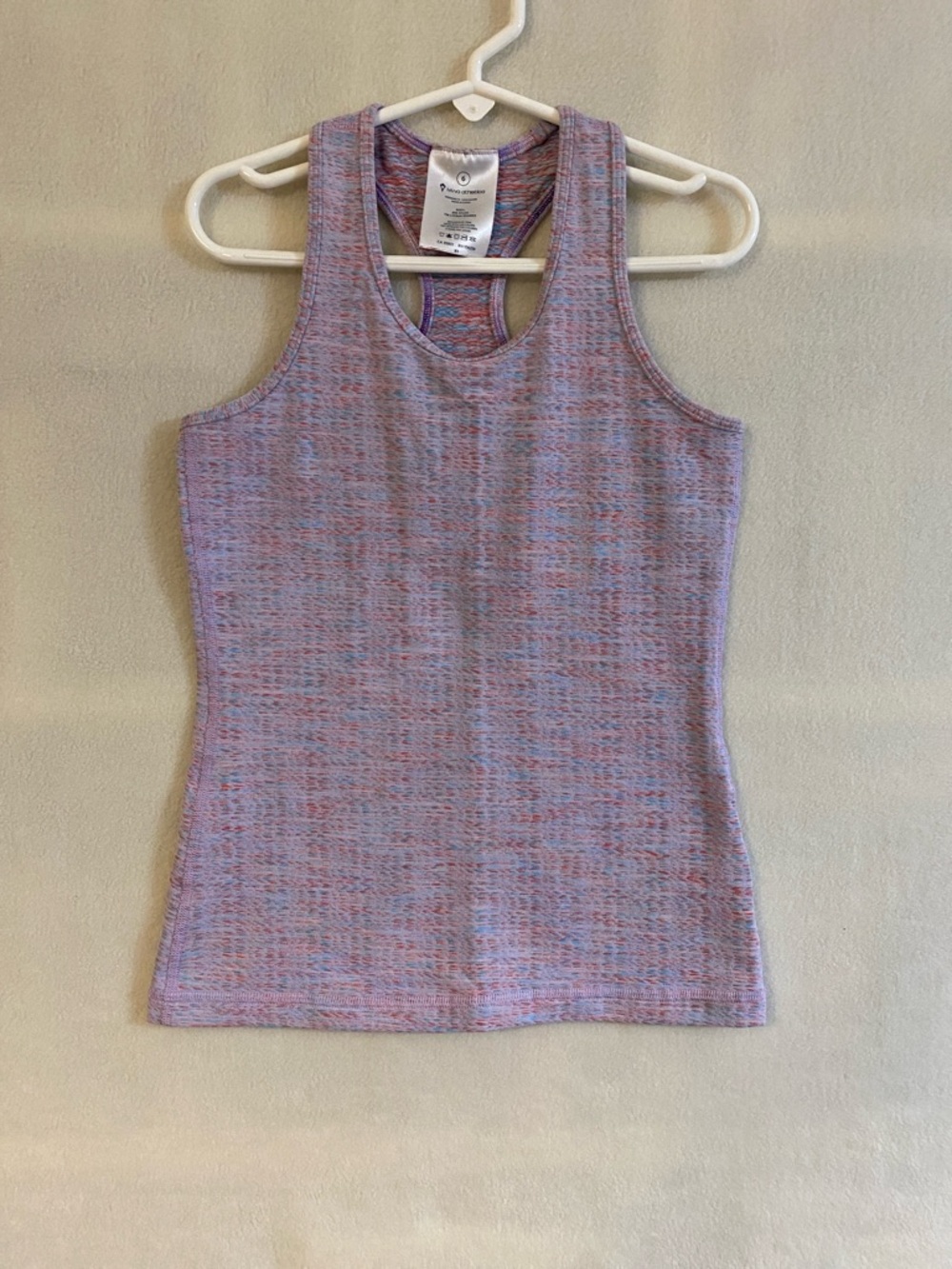 Ivivva athletica 6 purple pink red ziggy racerback tank top